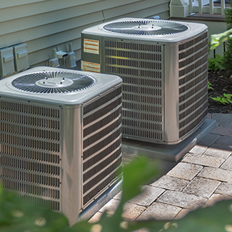 two a/c units.