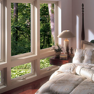 Casement Windows looking out to nature.